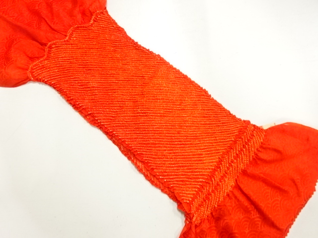 正絹　絞り　帯揚げ